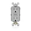 Leviton 15 Amps 125 V Duplex Gray GFCI Outlet 5-15R 1 Pk
