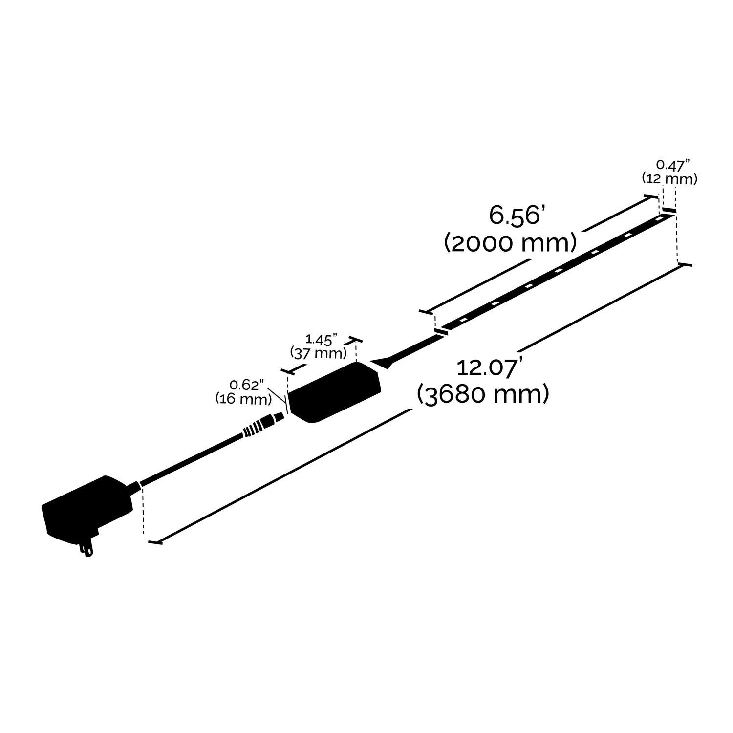 Satco Starfish 72 In. L Multicolored Plug-In LED Tape Light 1 Pk - Image 5