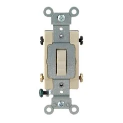 Leviton Commercial 20 Amps Toggle Switch Ivory 1 Pk