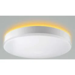 ETI 3.6 In. H X 16 In. W X 16 In. L White LED Ceiling Light Fixture