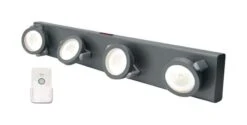 Rite Lite 15.75 In. L Gray Battery Powered LED Smart-Enabled Strip Light 70 Lm