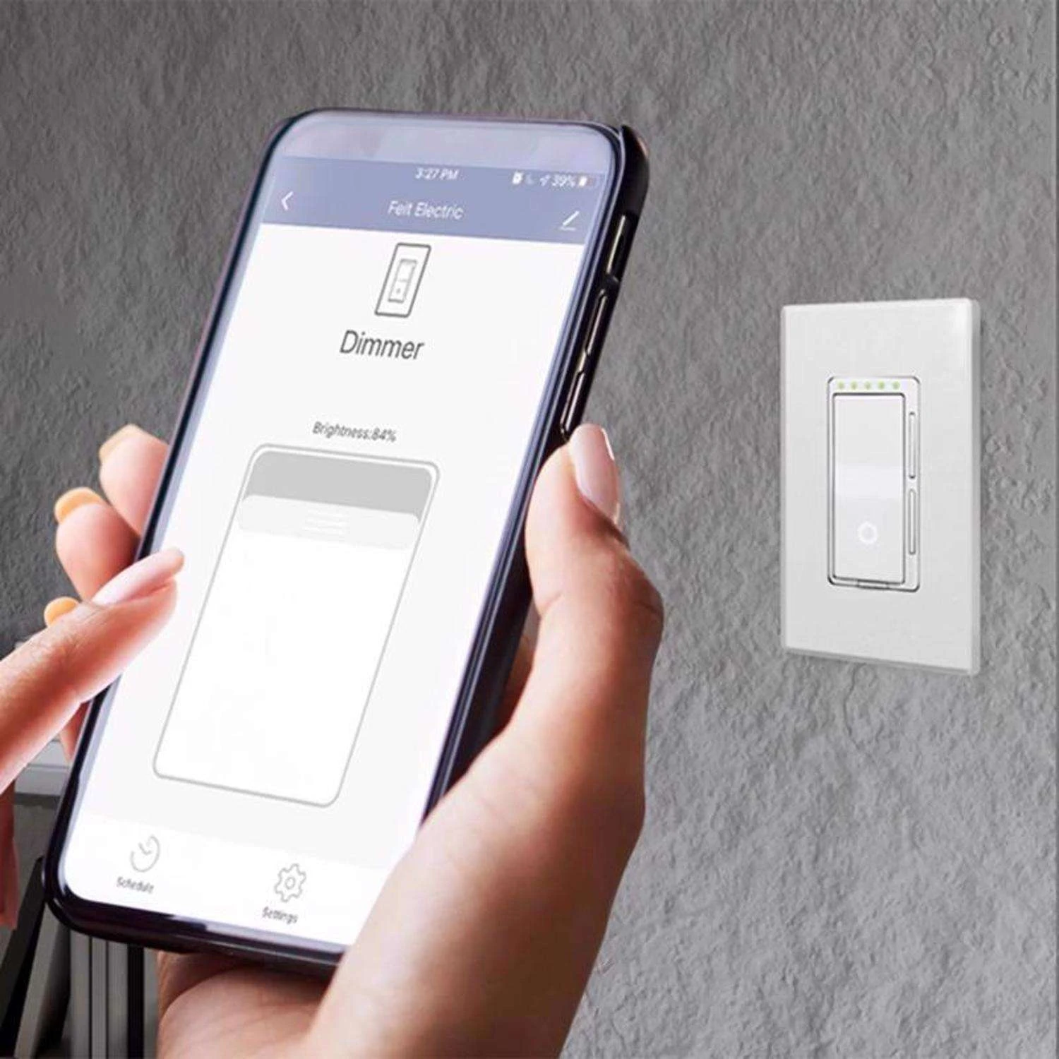 Feit Smart Home White 150 W Toggle Smart-Enabled Dimmer Switch 1 Pk - Image 4