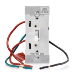 Leviton White 1000 W Toggle Dimmer Slide Switch 1 Pk