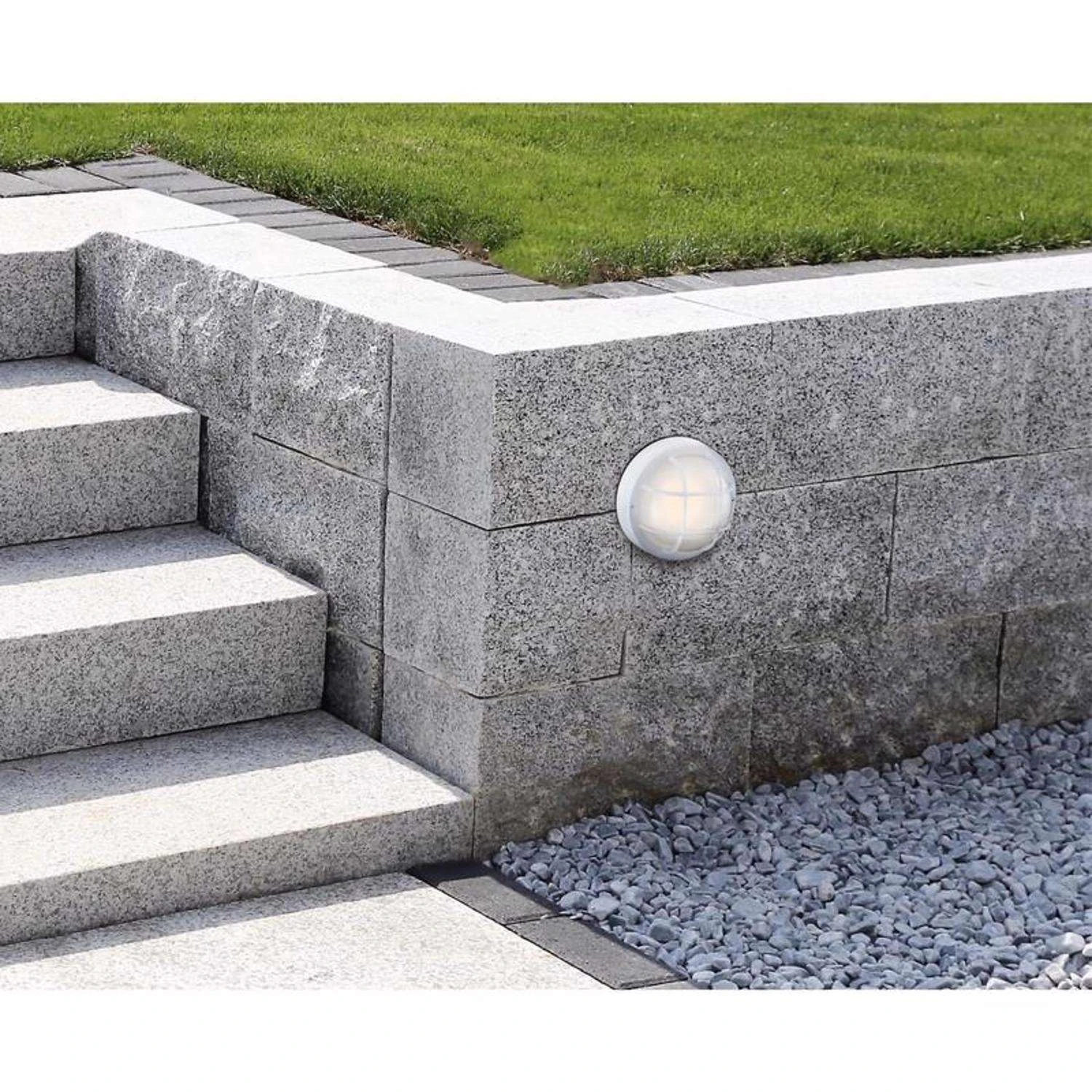 Westinghouse Textured White Hardwired 12 W LED Wall/Pillar Light 1 Pk - Image 5