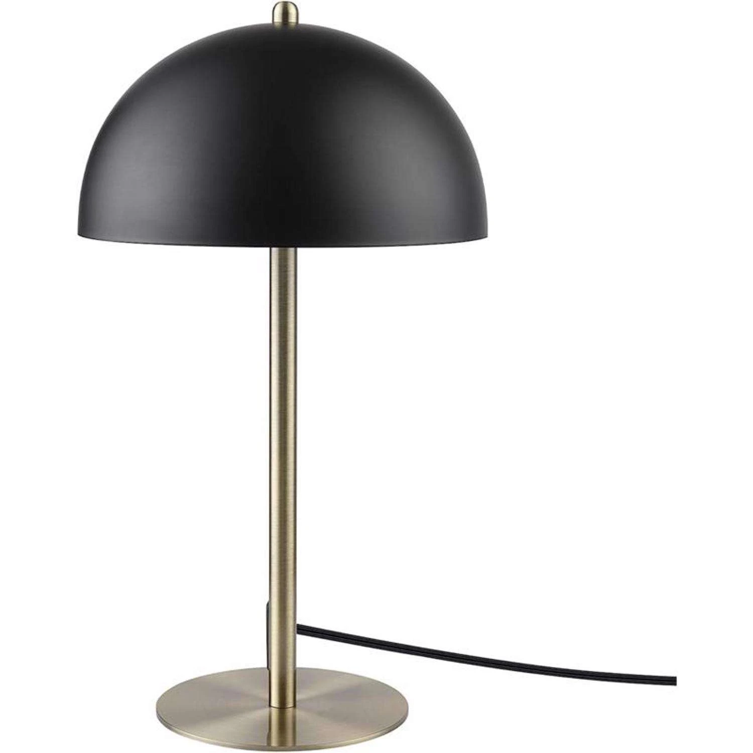 Globe Electric Luna 15 In. Matte Black Desk Lamp