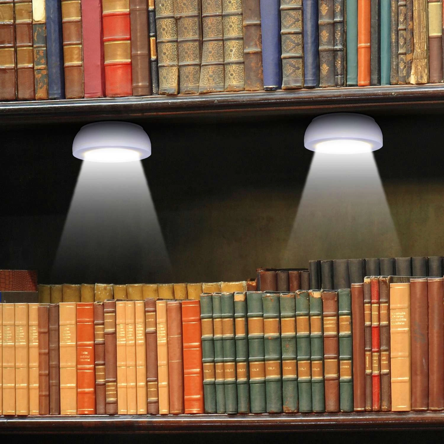 Blazing LEDz White Battery Powered LED Wireless Lights 2 Pk - Image 3