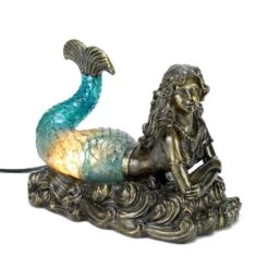 Gallery Of Light Sea Maiden 6.75 In. Bronze Table Lamp