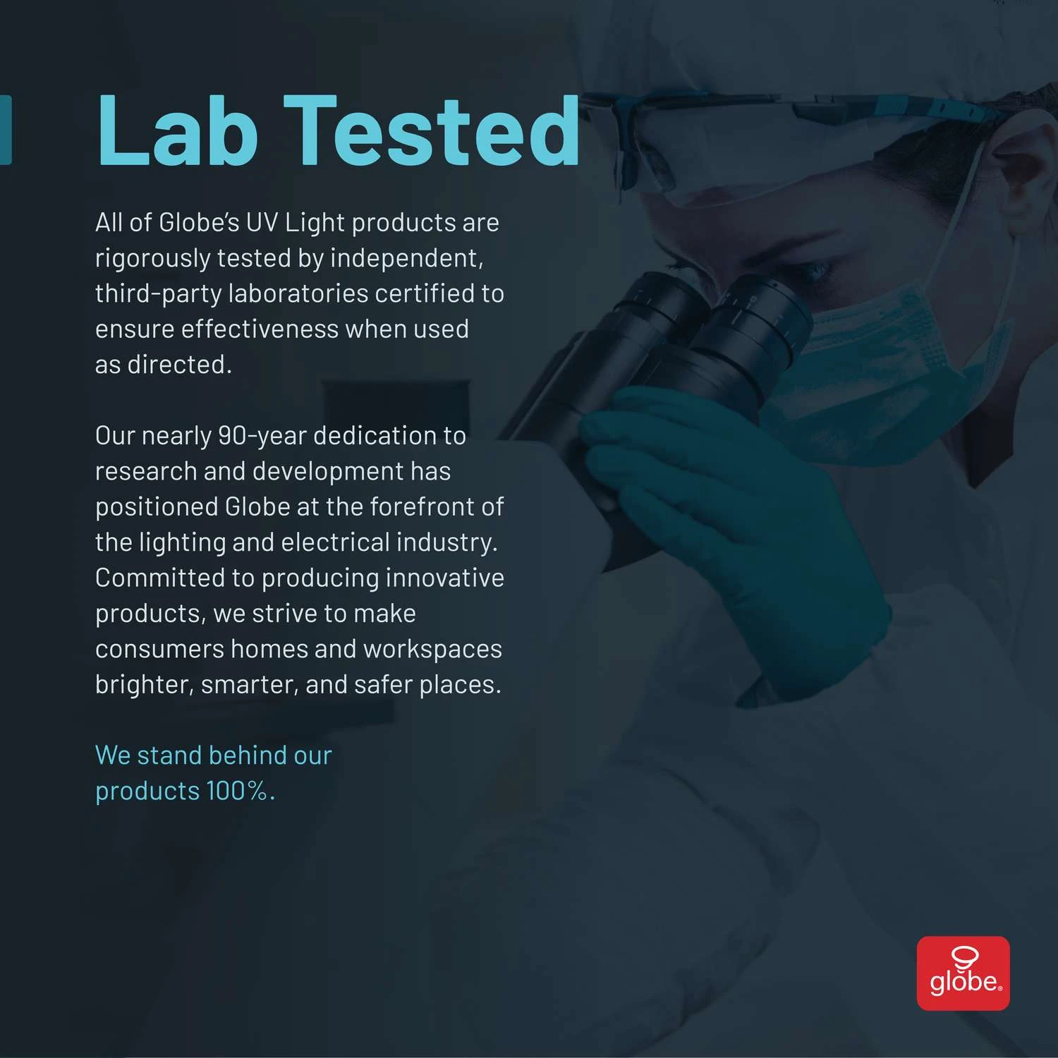 Globe Electric Disinfecting Germicidal Light 13.98 In. L White Battery Powered LED UV-C Smart-Enable - Image 7