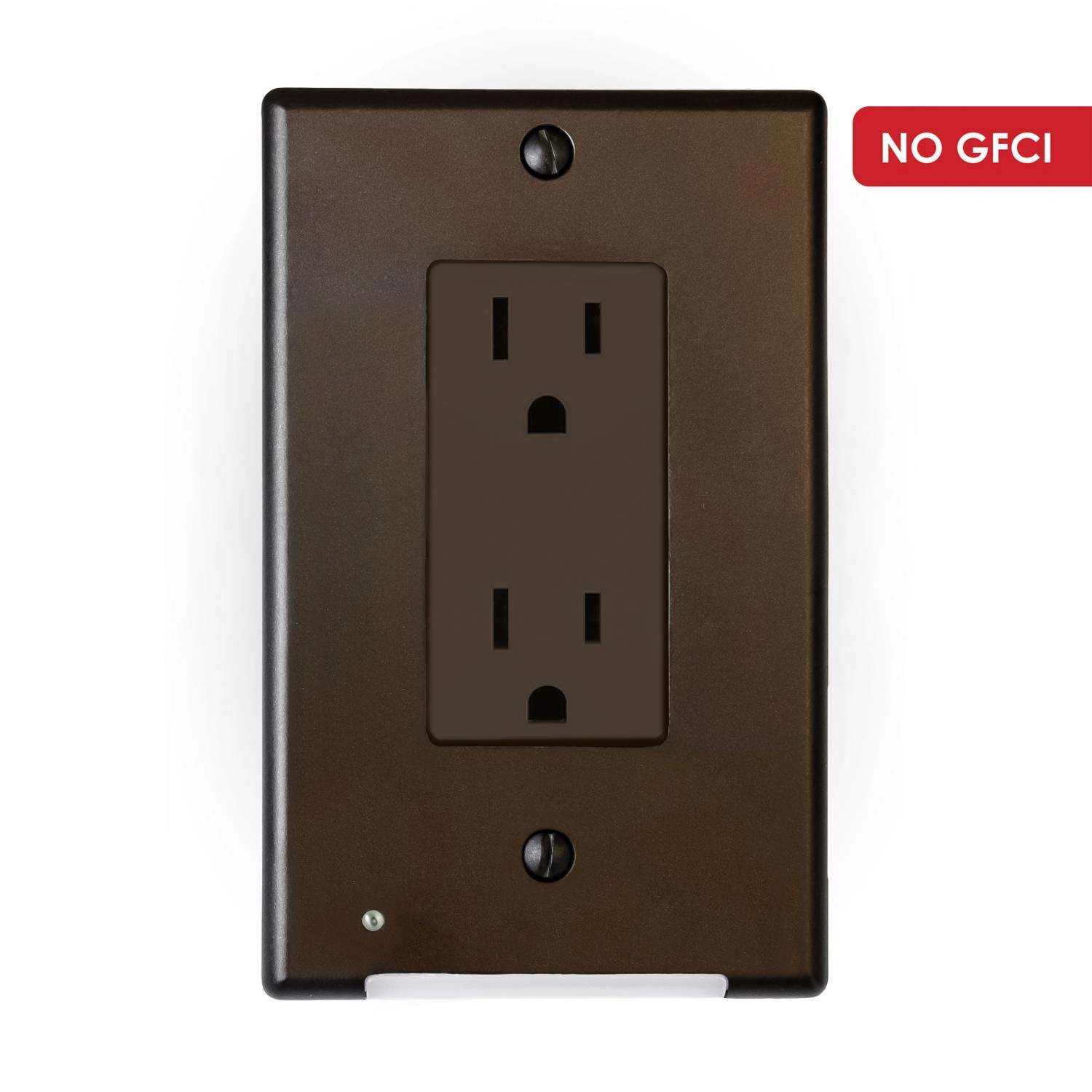 Westek LumiCover Aged Bronze 1 Gang Plastic Duplex Wall Plate 1 Pk - Image 4