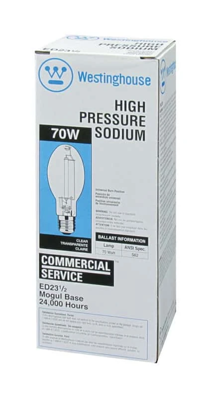 Westinghouse 70 W ED23.5 HID Bulb 6,300 Lm Warm White High Pressure Sodium 1 Pk - Image 2