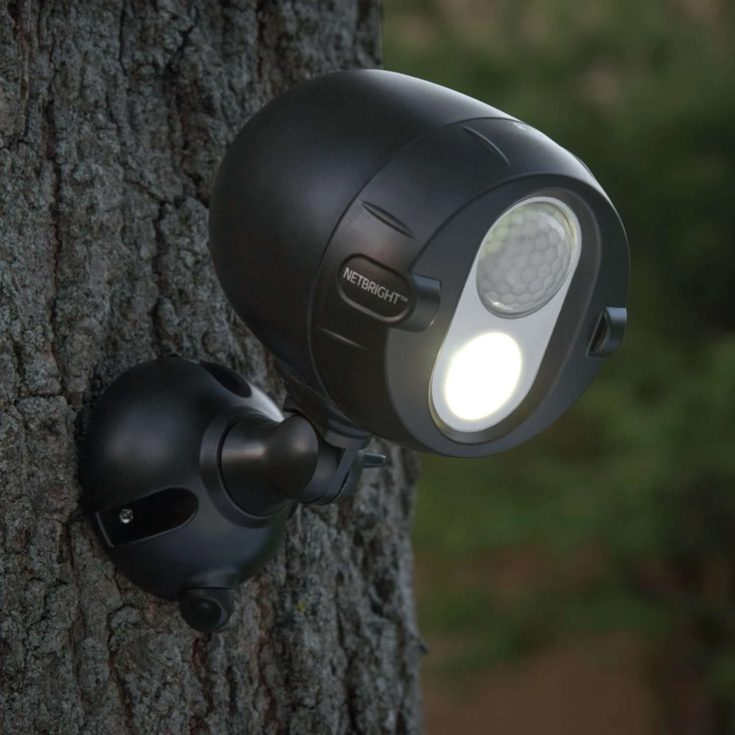 Mr. Beams NetBright Motion-Sensing Battery Powered LED Dark Brown Spotlight - Image 6