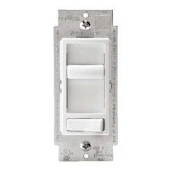 Leviton Decora SureSlide White 600 W Preset Slide Dimmer Switch 1 Pk