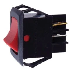 Jandorf 20 Amps Double Pole Rocker Power Tool Switch Black/Red 1 Pk