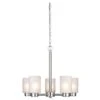 Westinghouse Sylvestre Brushed Nickel Gray 5 Lights Chandelier