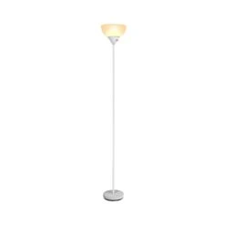 Newhouse Lighting 71 In. Silver Floor Lamp