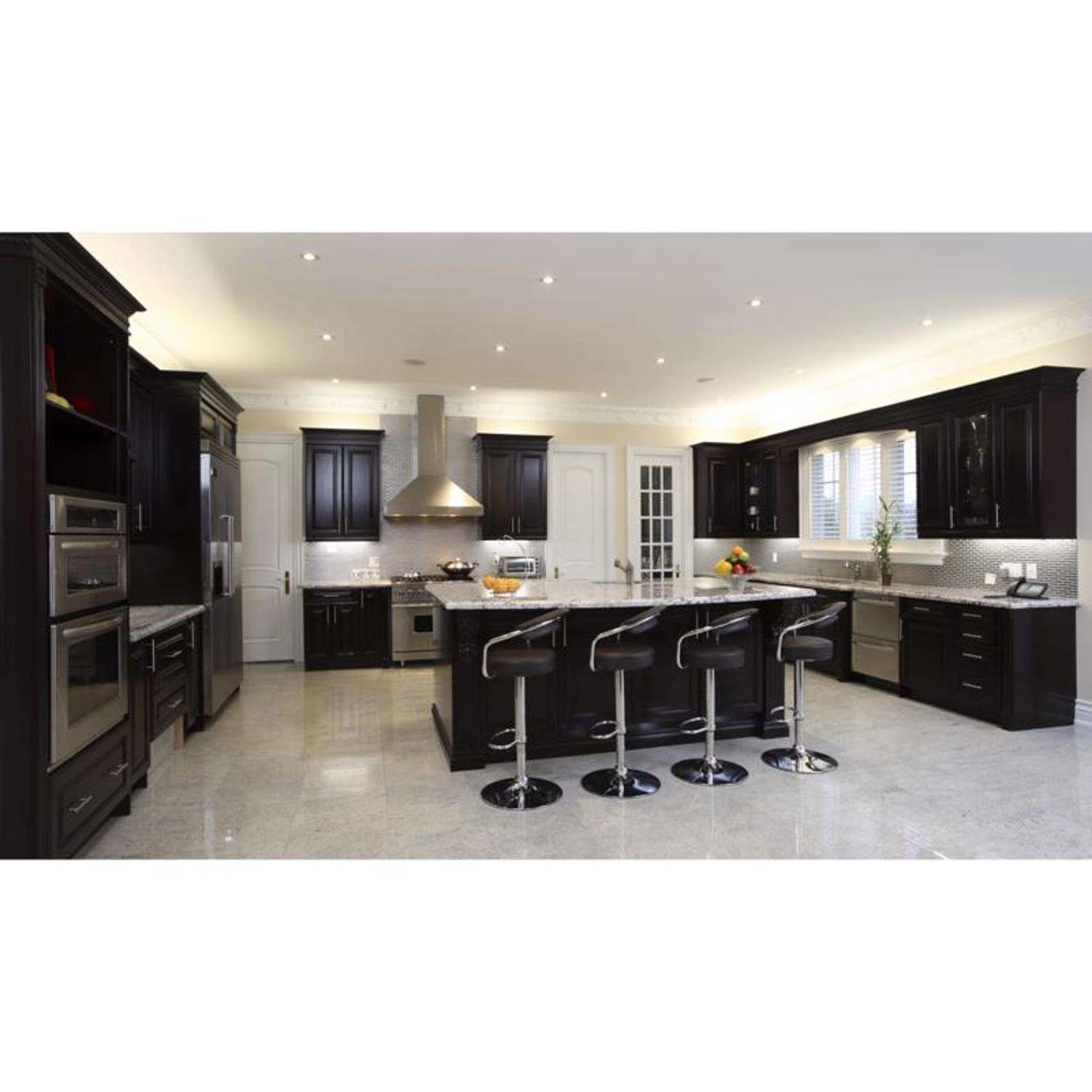 Feit EDGELIT 1.1 In. H X 11.2 In. W X 11.2 In. L Nickel Silver LED Flat Panel Light Fixture - Image 5