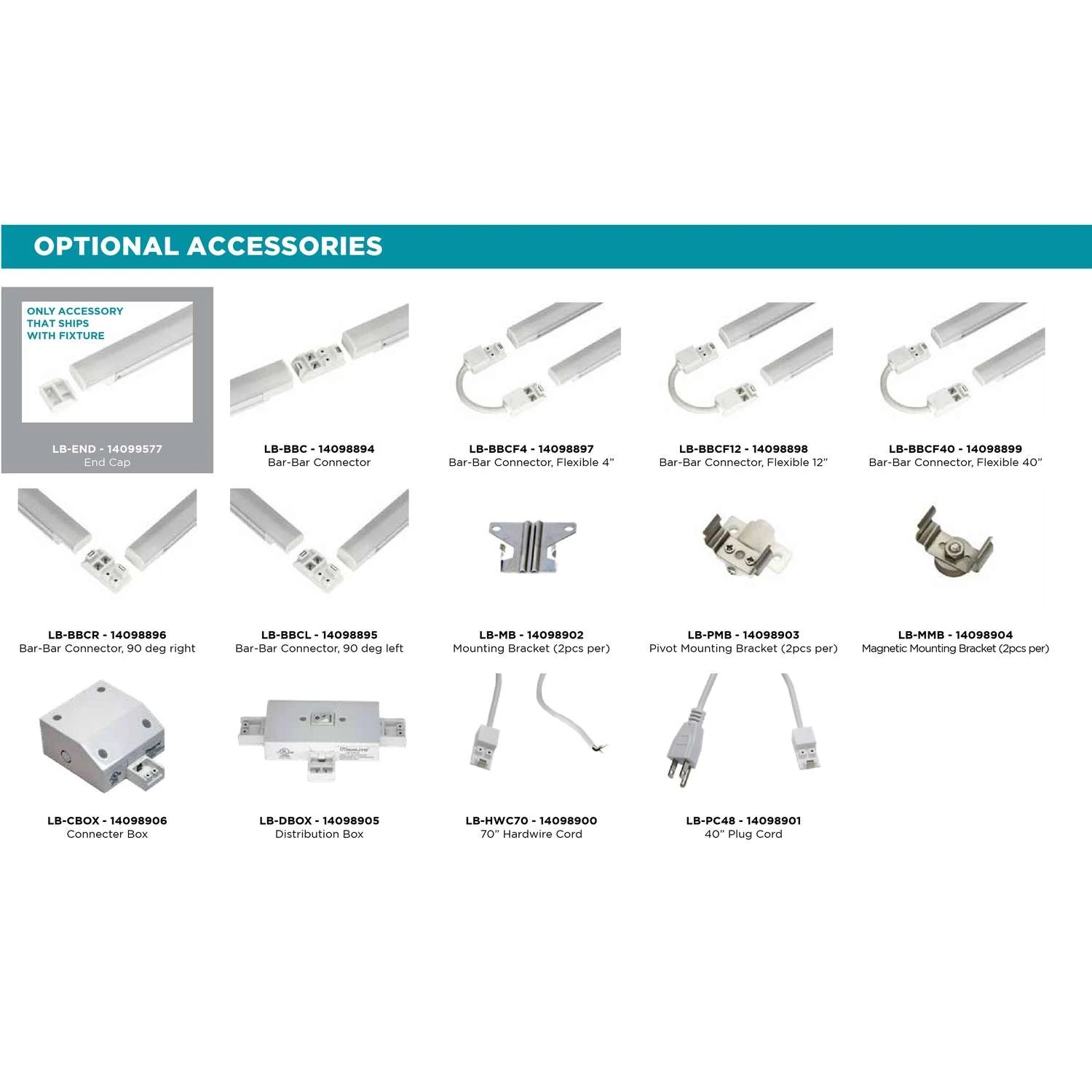 MaxLite 12 In. L White Hardwired LED Light Bar 341 Lm - Image 4