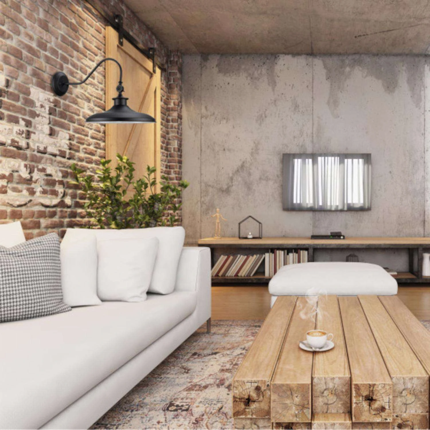 Globe Electric Aedan 1-Light Black Wall Sconce - Image 4