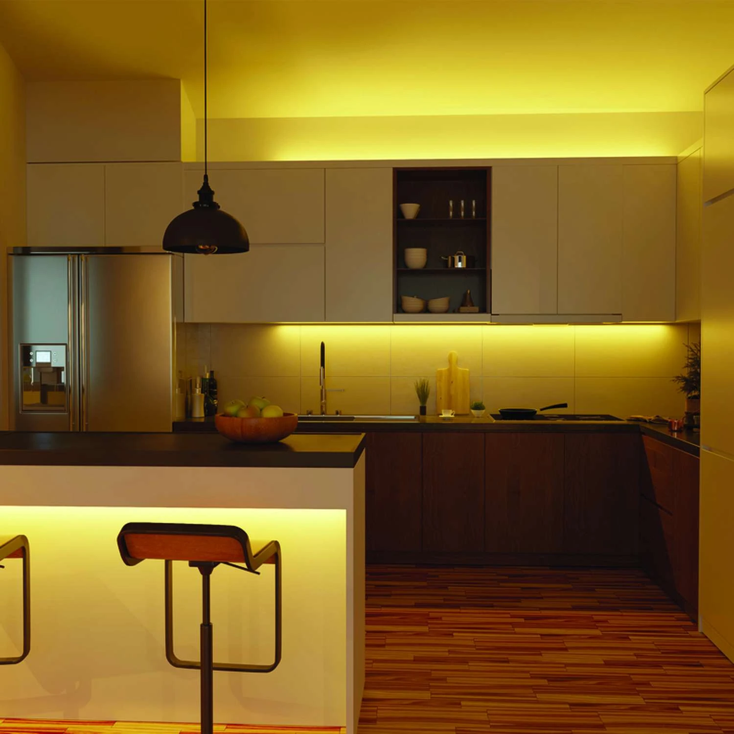 Monster Just Color It Up 6.5 Ft. L Multicolored Plug-In LED Mood Light Strip Kit With Adapter 3 Pk - Image 4