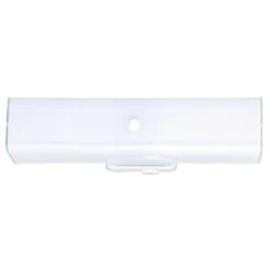 Westinghouse White 2 Lights Incandescent Bathroom Channel Fixture Wall Mount