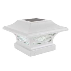 Classy Caps Solar Powered 1 W LED Post Cap Light 2 Pk