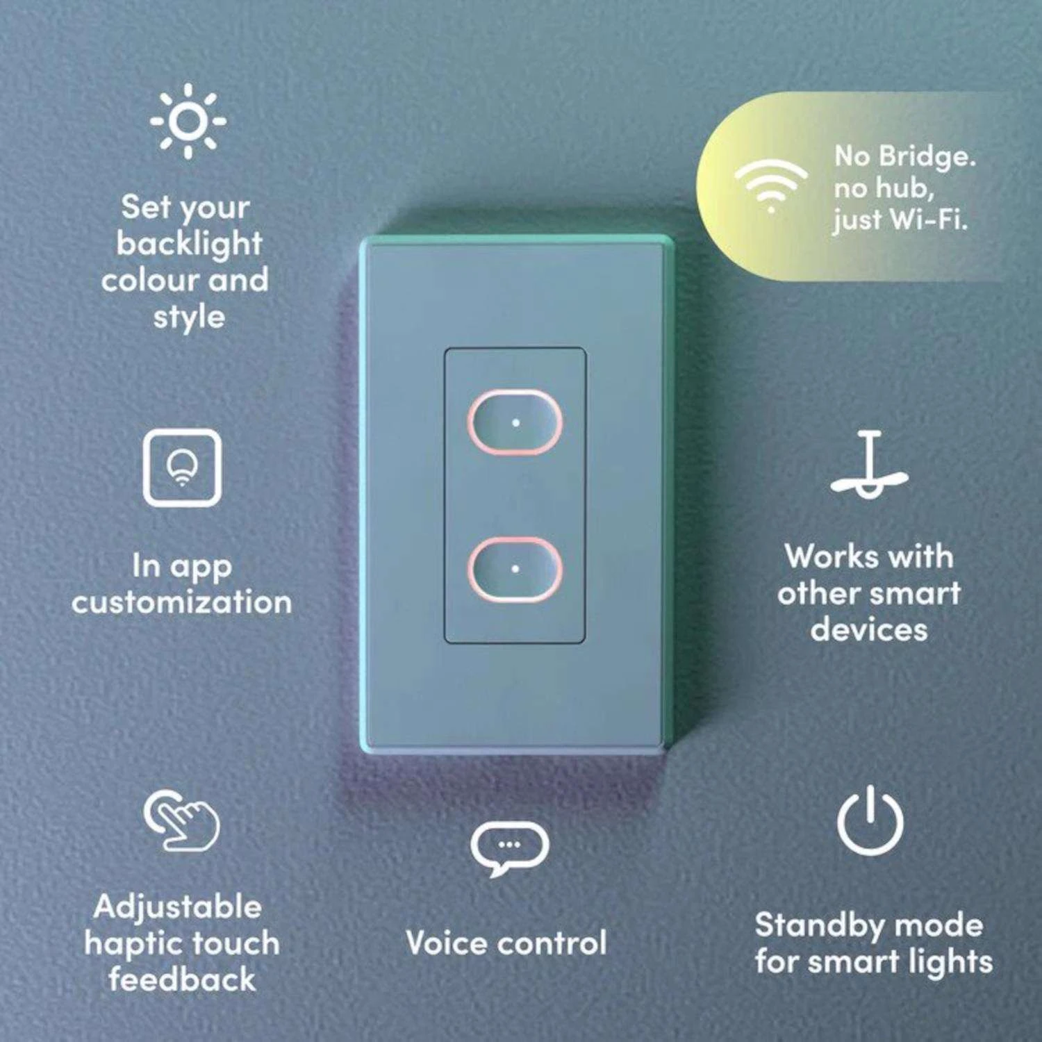 LIFX Smart Home 15 Amps Single Pole Smart Smart-Enabled Switch White 1 Pk - Image 6