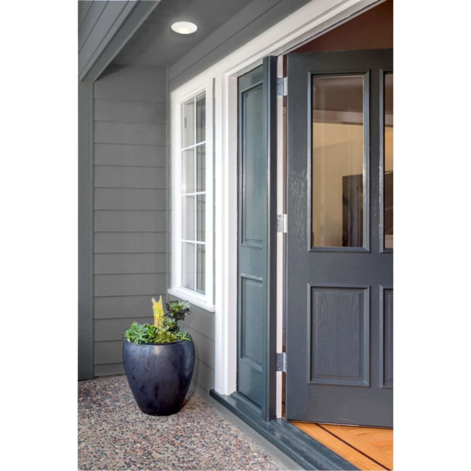 Westinghouse 1 In. H X 6 In. W X 6 In. L White Ceiling Light - Image 2