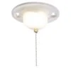 ETI 1.76 In. H X 4.72 In. W X 4.72 In. L White Ceiling Light