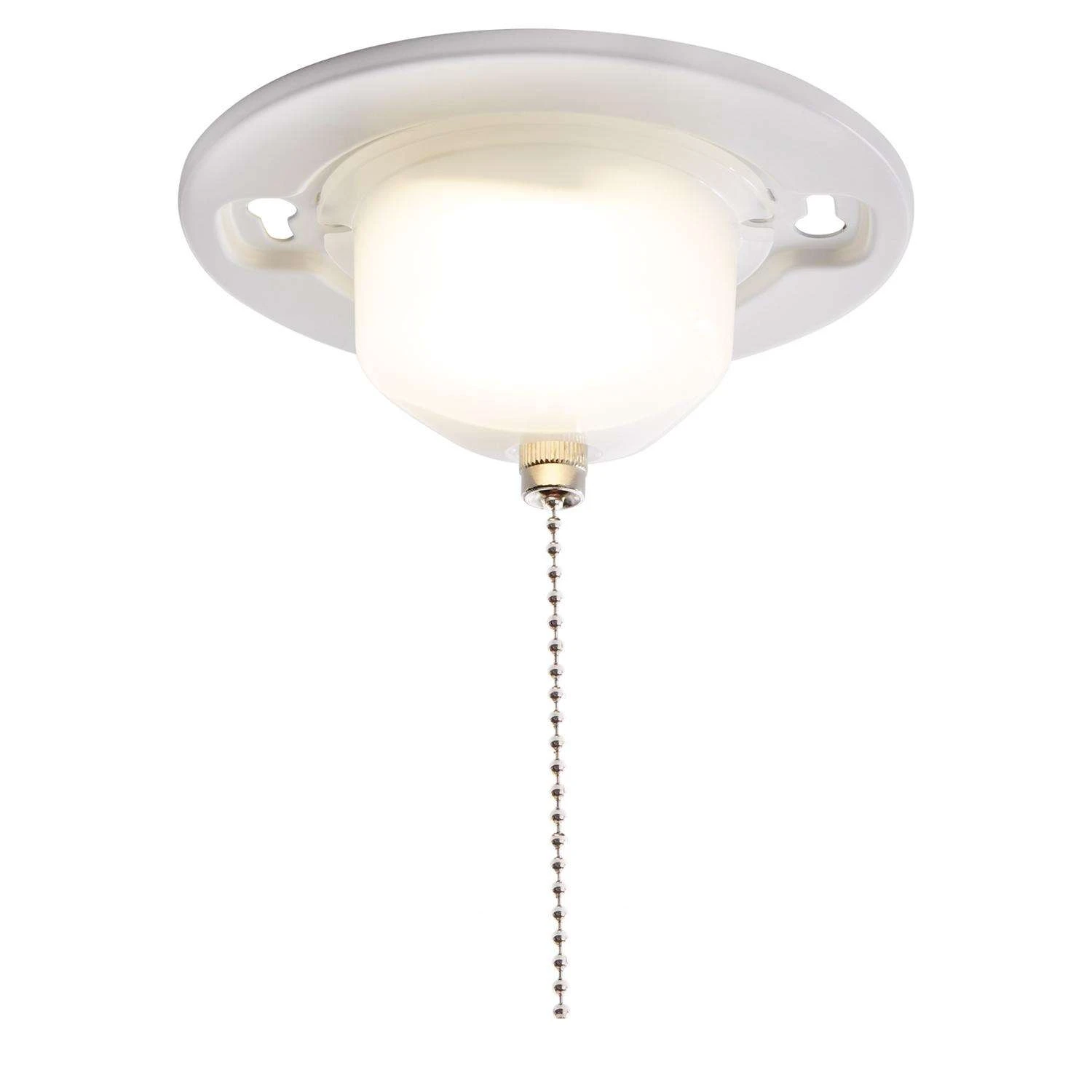 ETI 1.76 In. H X 4.72 In. W X 4.72 In. L White Ceiling Light