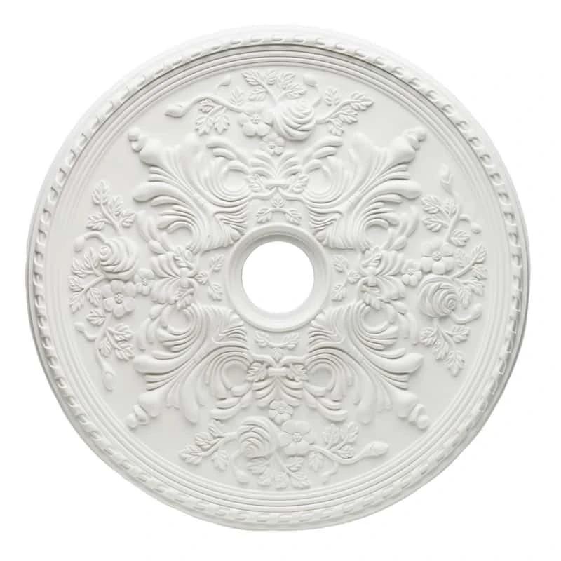 Westinghouse 28 In. D Semi-Gloss White Ceiling Medallion