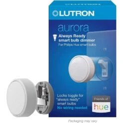 Lutron Aurora White Rotary Dimmer Switch 1 Pk