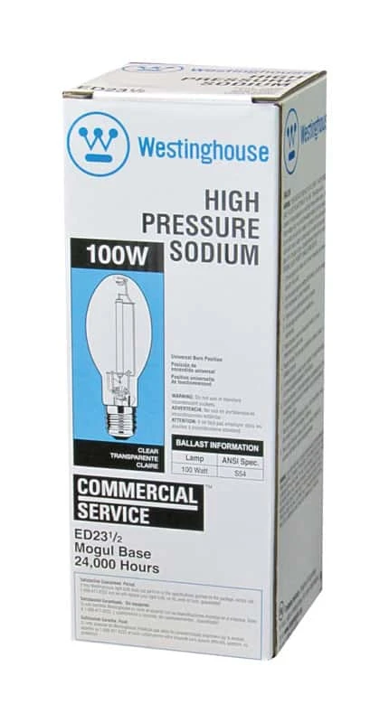 Westinghouse 100 W ED23.5 HID Bulb 9,500 Lm Warm White High Pressure Sodium 1 Pk - Image 2