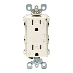 Leviton Decora 15 Amps 125 V Light Almond Surge Protective Outlet 5-15R 1 Pk
