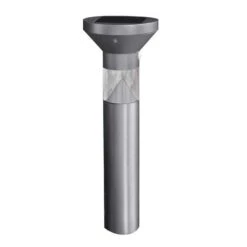 Feit OneSync Brushed Nickel Solar Powered 40 W LED Bollard Light 1 Pk