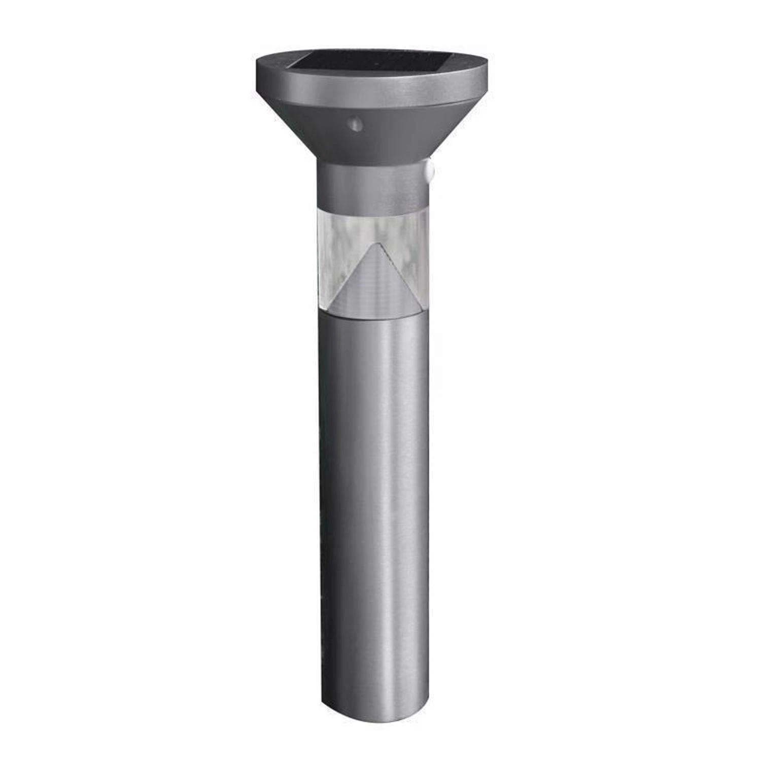 Feit OneSync Brushed Nickel Solar Powered 40 W LED Bollard Light 1 Pk