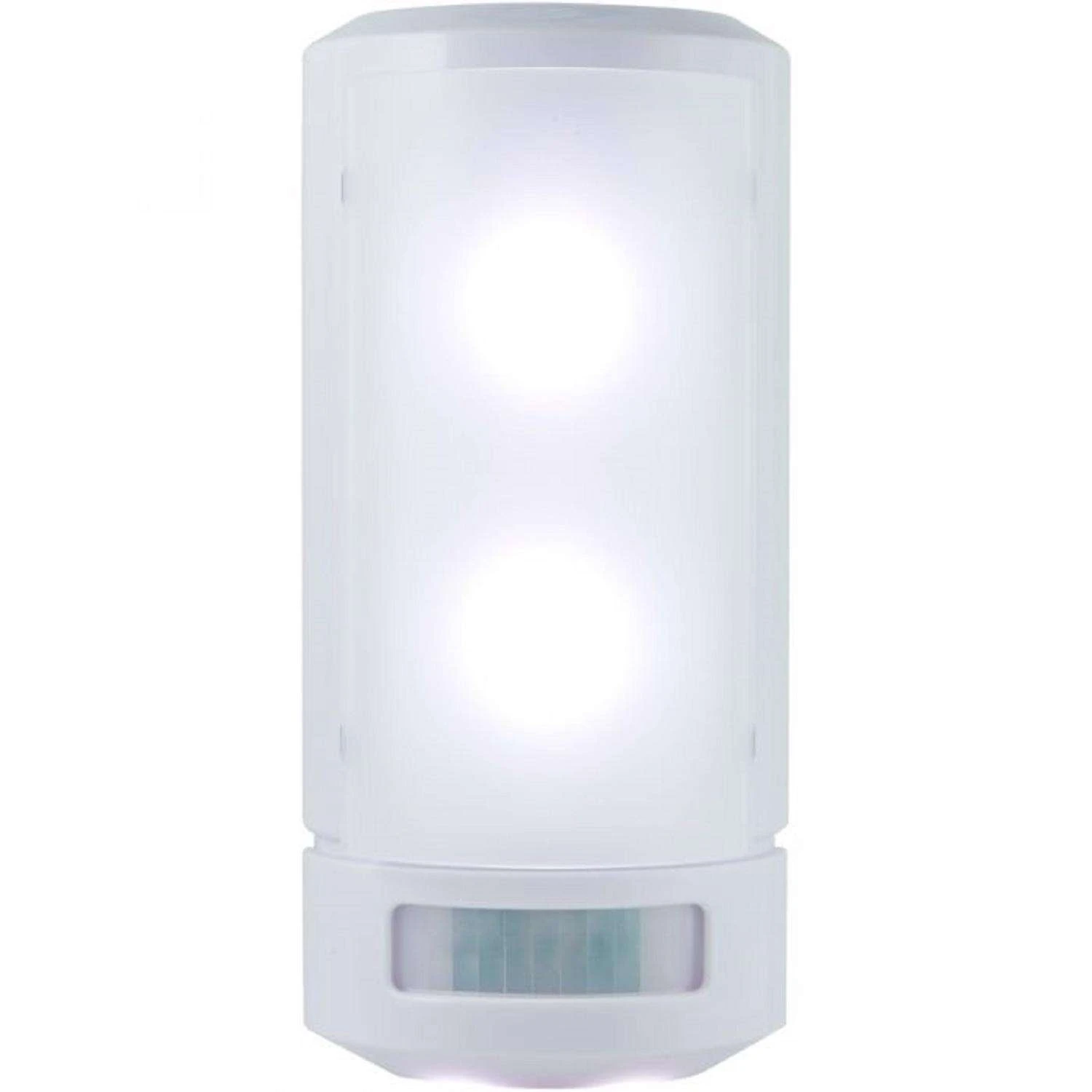 GE 1-Light White Wireless Wall Sconce - Image 2