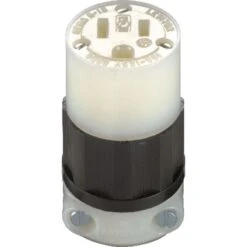 Leviton Industrial Nylon Grounding Plug 5-15R 2 Pole 3 Wire