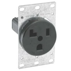 Leviton 30 Amps 125 V Black Outlet 5-30R 1 Pk