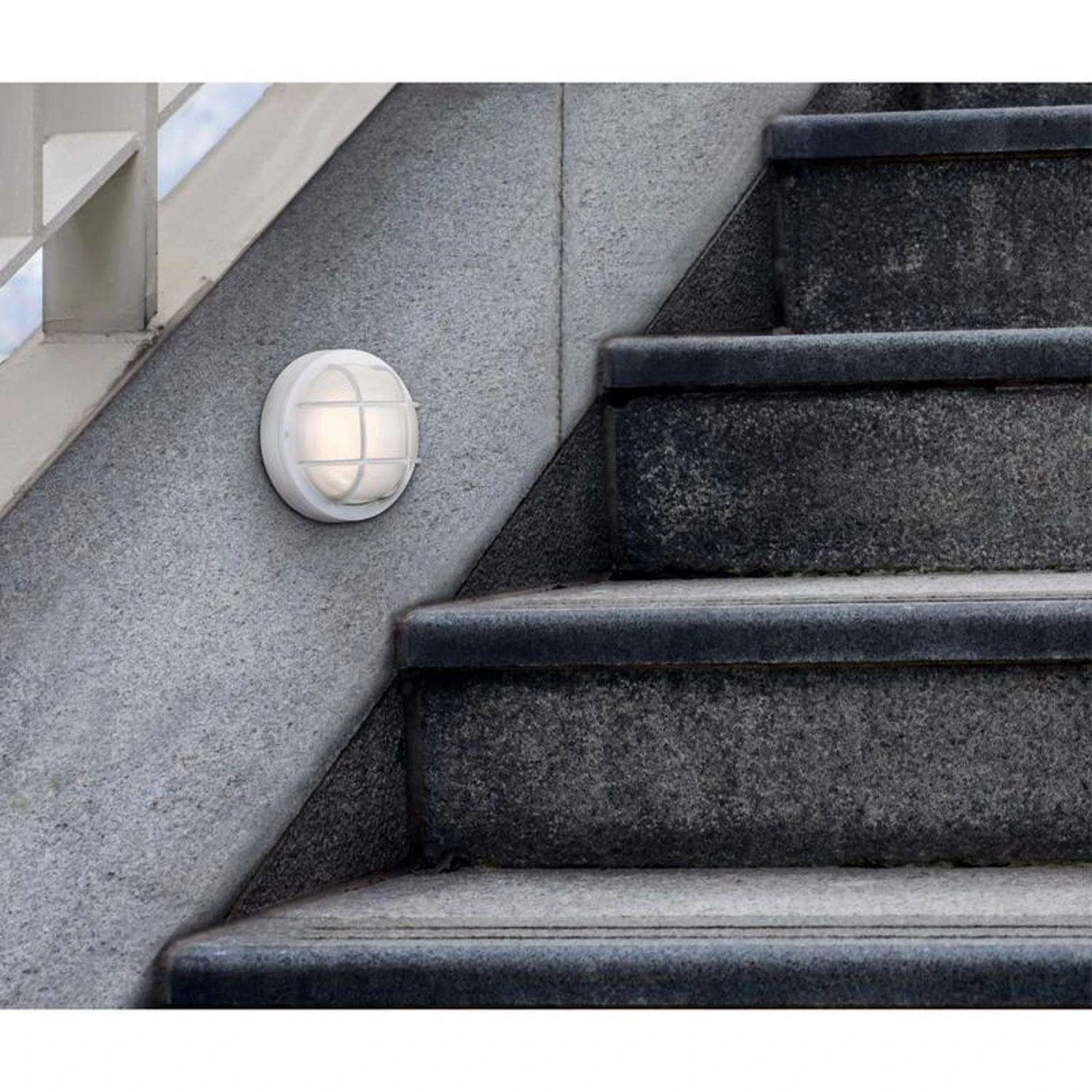 Westinghouse Textured White Hardwired 12 W LED Wall/Pillar Light 1 Pk - Image 4