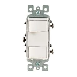 Leviton Decora 15 Amps Rocker Switch White 1 Pk