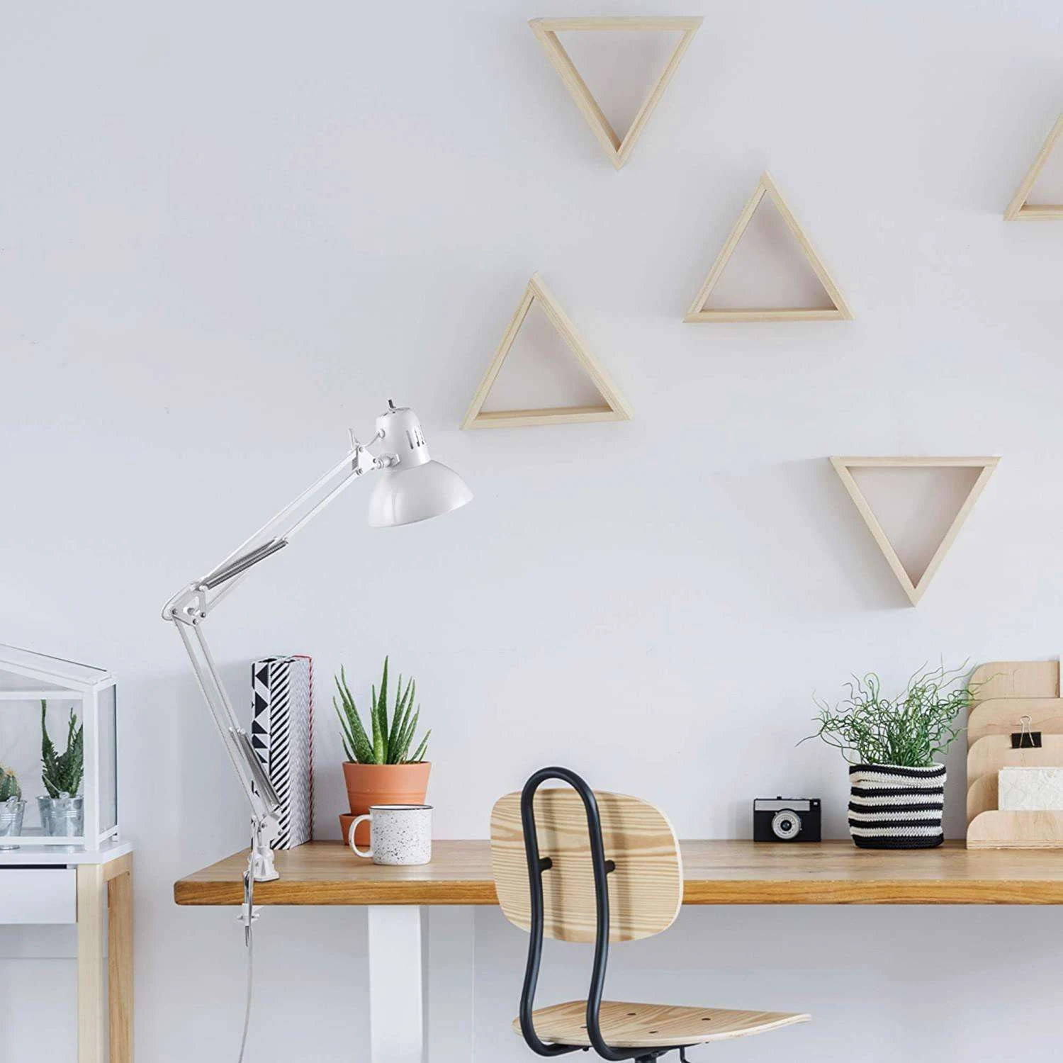 Globe Electric Architect 31.5 In. Gloss White Swing Arm Lamp - Image 6