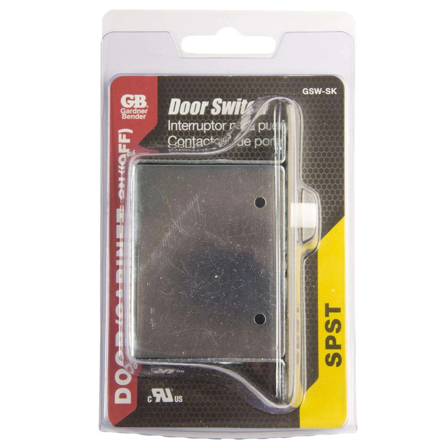 Gardner Bender 10 Amps Single Pole Doorbell Door Jam Switch White 1 Pk