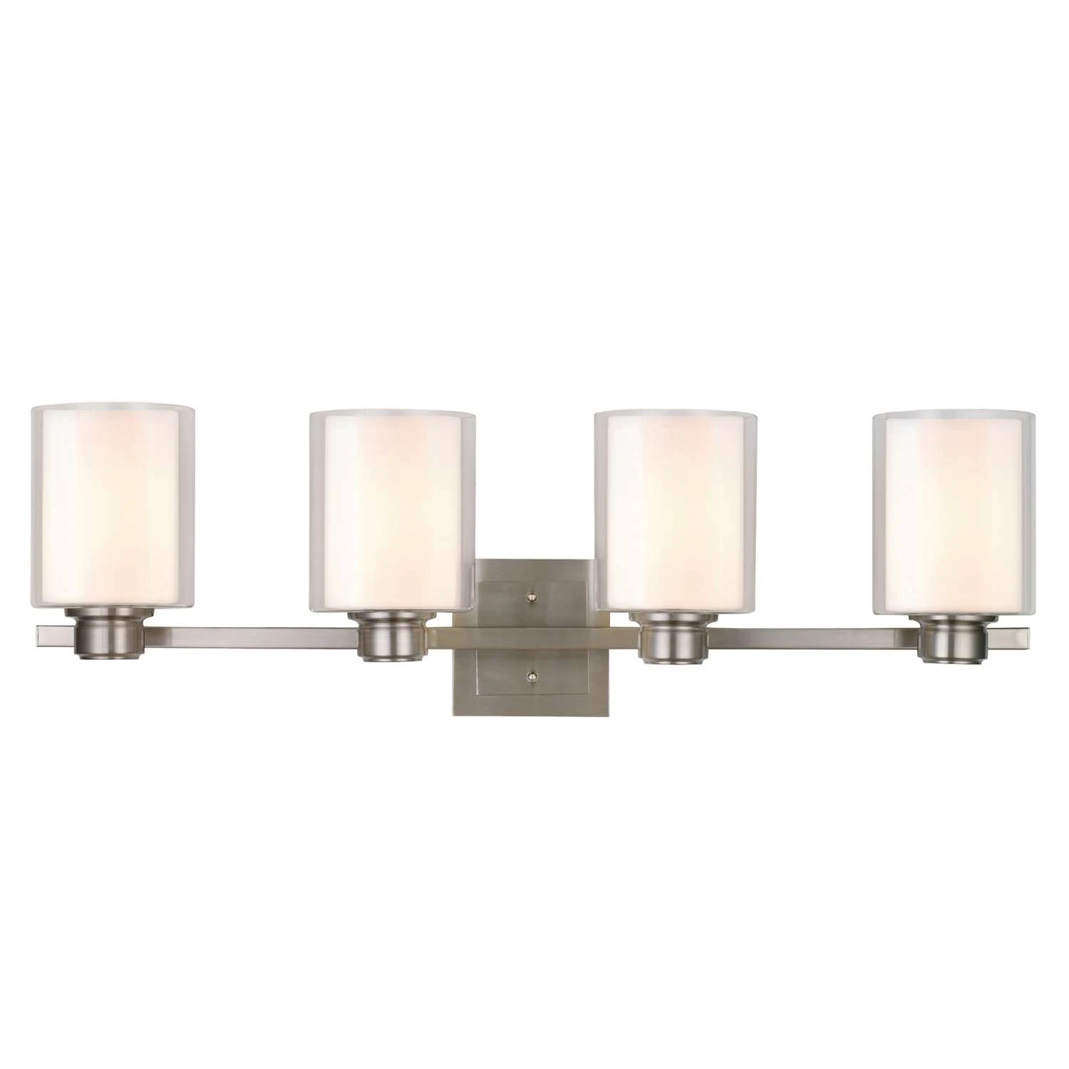 Design House Satin Nickel 4 Lights Vanity Light Surface