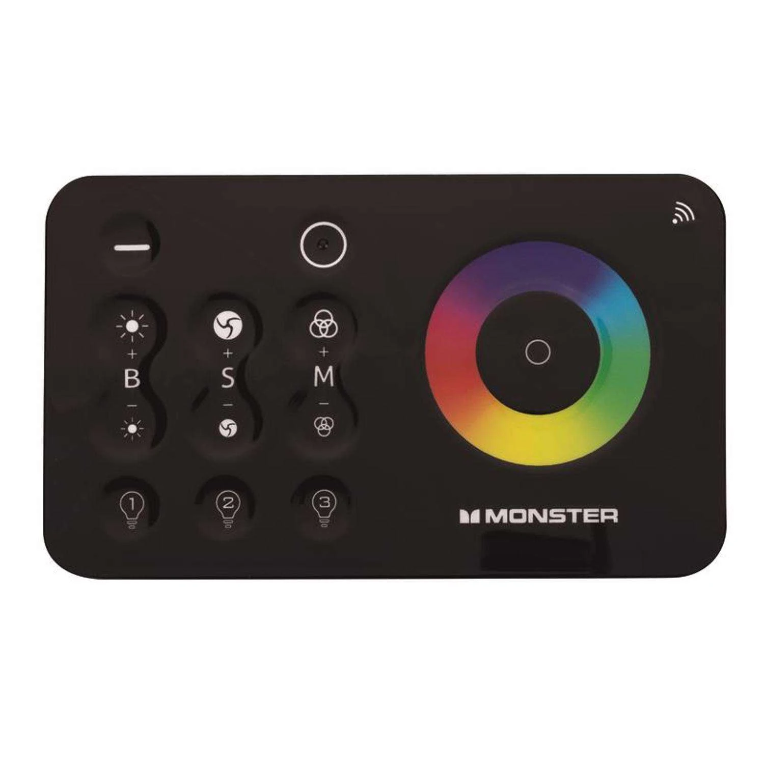 Monster Just Color It Up Wireless Smart-Enabled Mood Light Bridge Black 1 Pk - Image 3