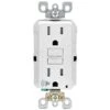 Leviton 15 Amps 125 V White Audible Outlet 5-15R 1 Pk