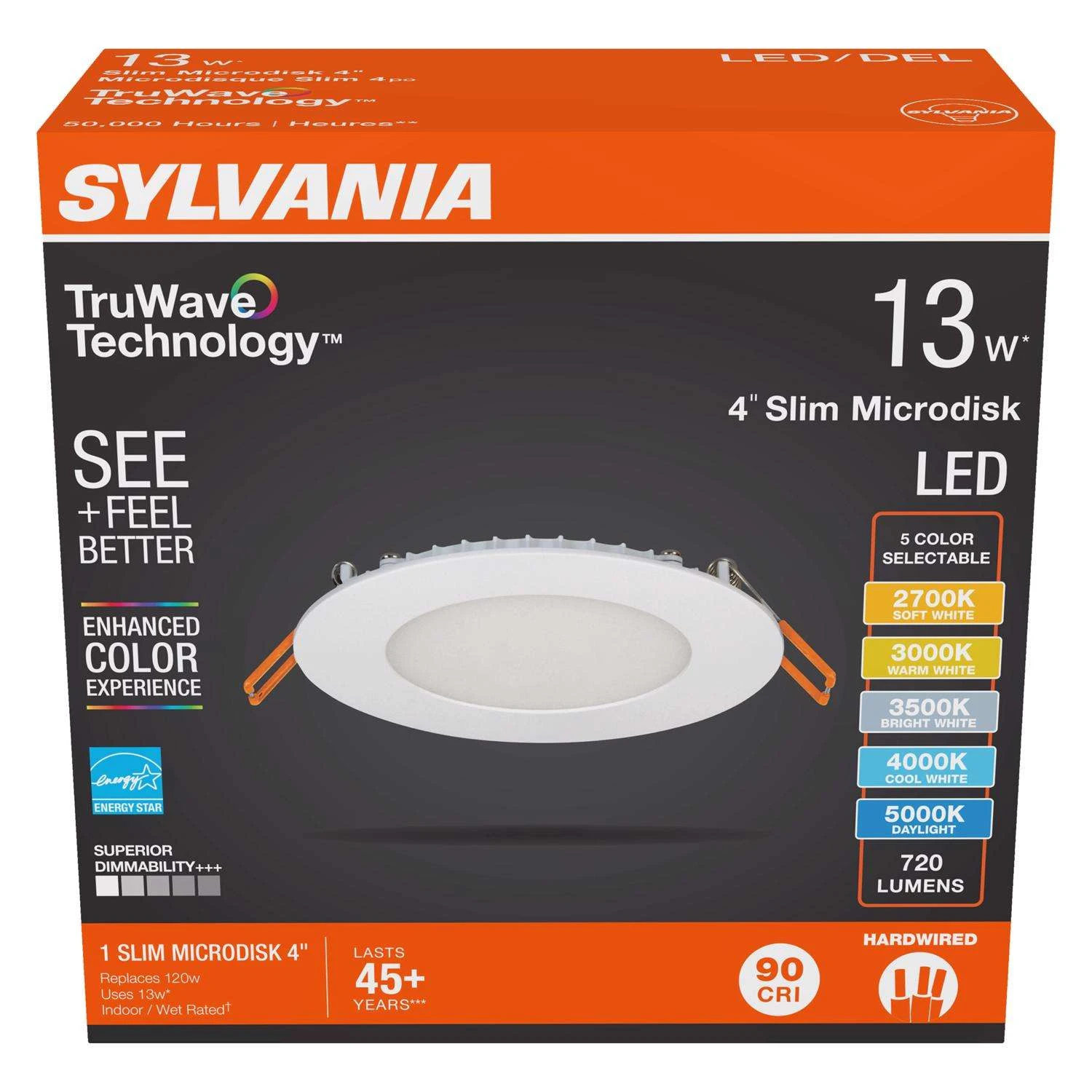 Sylvania TruWave White LED Canless Recessed Downlight 13 W - Image 4