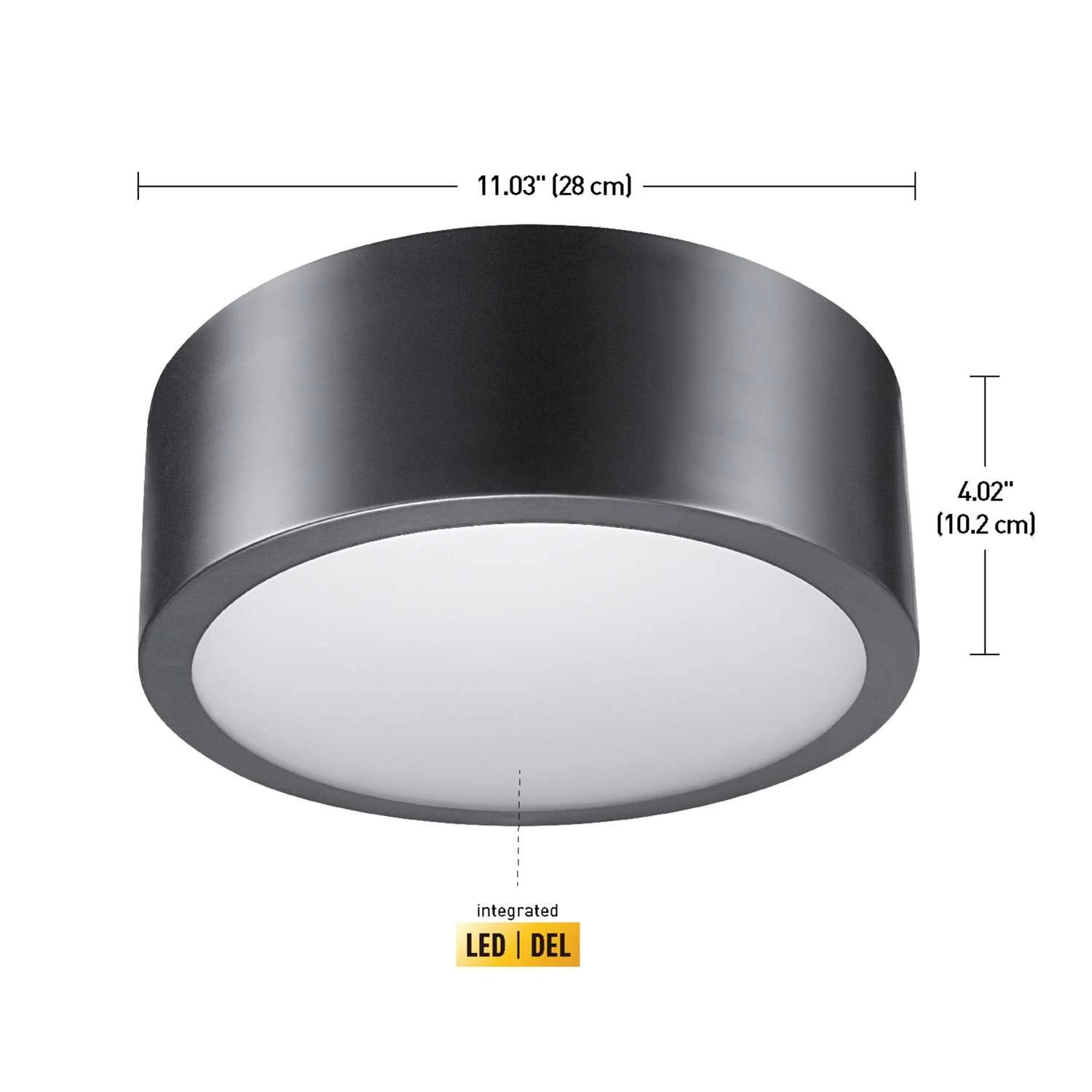 Globe Electric Edinburg 4.02 In. H X 11.03 In. W X 11.03 In. L Black Iron Ceiling Light - Image 3