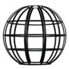 Westinghouse Round Black Steel Globe 1 Pk