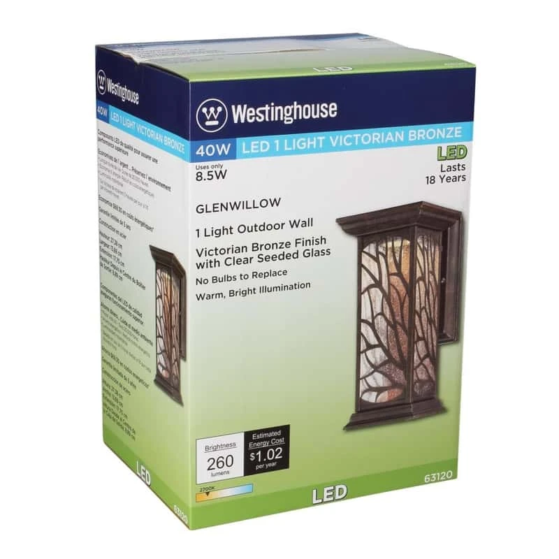 Westinghouse Antique Bronze Switch LED Lantern Fixture - Image 2