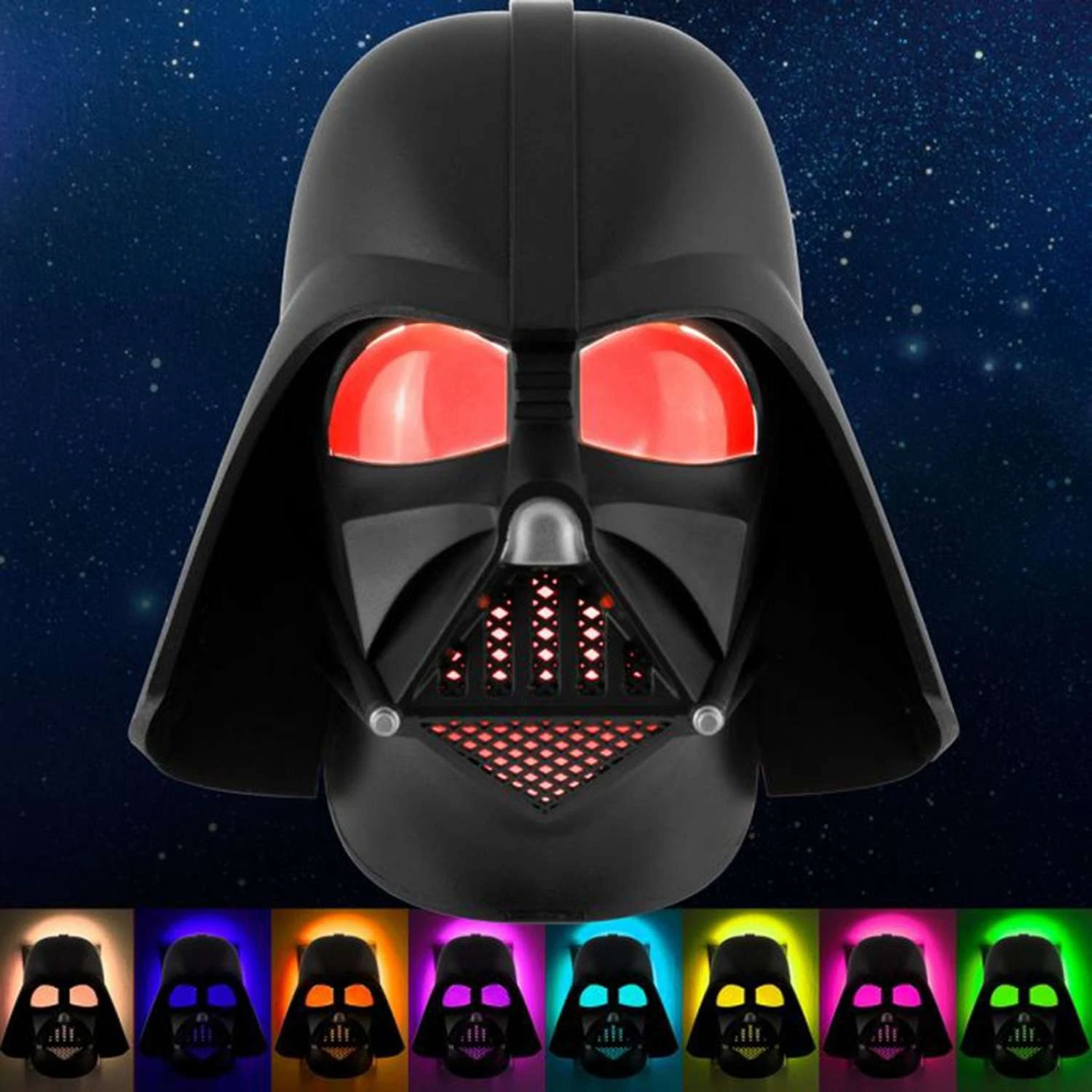 Star Wars Automatic Plug-in Darth Vader LED Color Changing Night Light - Image 2